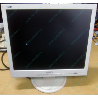 Монитор 17" TFT Philips 170S с битым пикселем в Зарайске, белый (Зарайск)